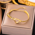 Bracelet "Heart" or🤍