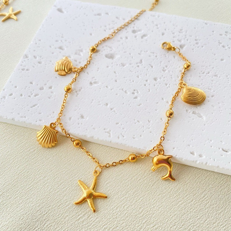 Chaîne de cheville " Maria"✨
