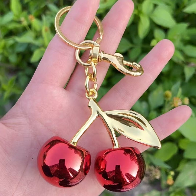 Porte clé cerise rouge 🍒