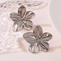 Boucles Lilas argent  🌸